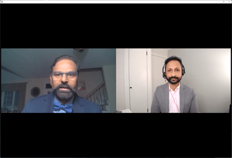 AAPI Webinar on Estate Planning: Syed Nishat with AAPI President Ravi Kolli