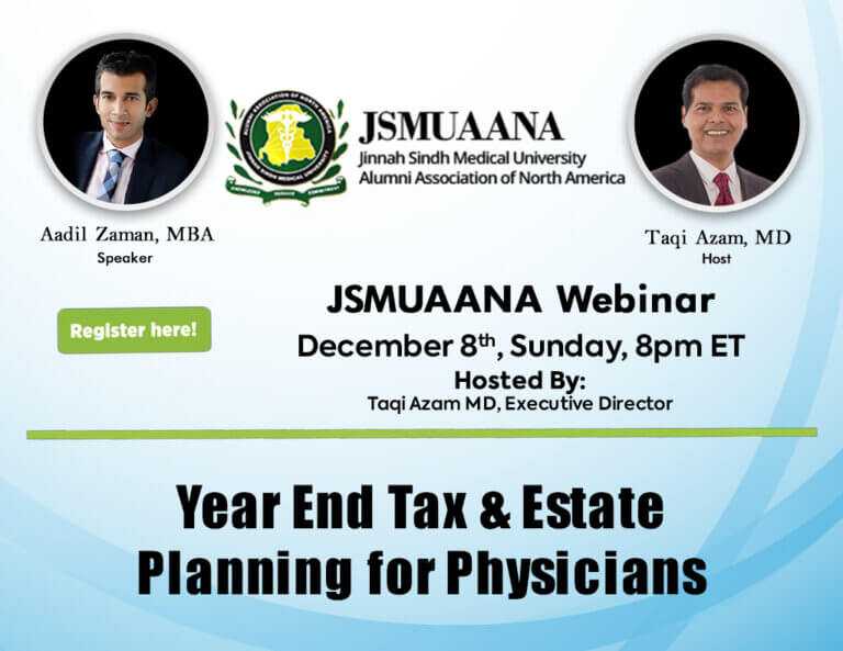 Year End Tax & Estate Planning for Physicians